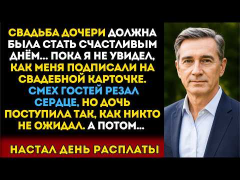 Видео: На свадьбе моей дочери семья жениха унизила меня, но они не знали,что подписали собственный приговор