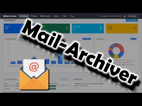 Видео: Mail Archiver - архив всех Mail аккаунтов на одном центральном сервере.