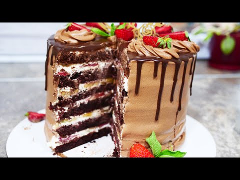 Видео: НЕРЕАЛЬНО ВКУСНЫЙ ШОКОЛАДНЫЙ ТОРТ 🍰ВКУСНЕЕ Я ЕЩЕ НЕ ГОТОВИЛА/Chocolate Cake Recipe