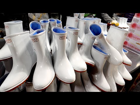 Видео: Процесс изготовления прочных ботинок. Корейская обувная фабрика