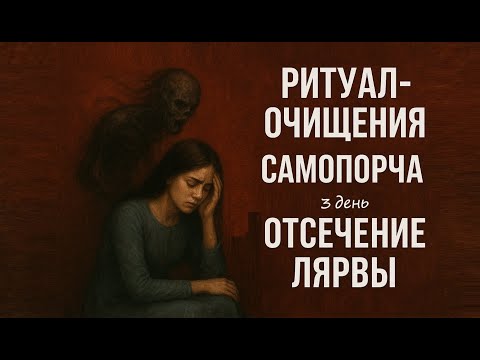 Видео: РИТУАЛ-ОЧИЩЕНИЯ. САМОПОРЧА. ОТСЕЧЕНИЕ ЛЯРВЫ. 3 день. #РитуалОчищения #Самопорча #ОтсечениеЛярвы