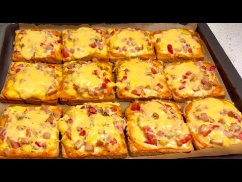 Видео: Горячие бутерброды за 15 минут — вкуснее пиццы! 