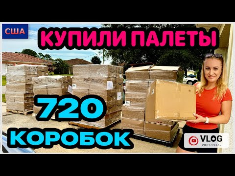 Видео: Купили палеты на аукционе. 720 коробок😃 Доставка с приключениями. Жизнь после урагана Milton.Флорида
