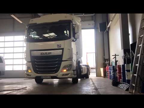 Видео: очистка сажового фільтра DAF XF 106 2014