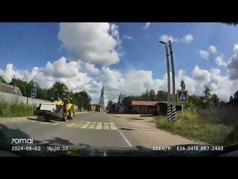 Видео: Driving in Tver region: Максатиха - Рамешки - Тверь 03/08/2024 (timelapse 4x)