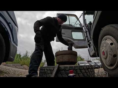 Видео: Ремонт тормозов Хино рейнджер , следующий день . 