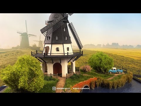 Видео: Как сделать реалистичную диораму с ветряной мельницей (2019)