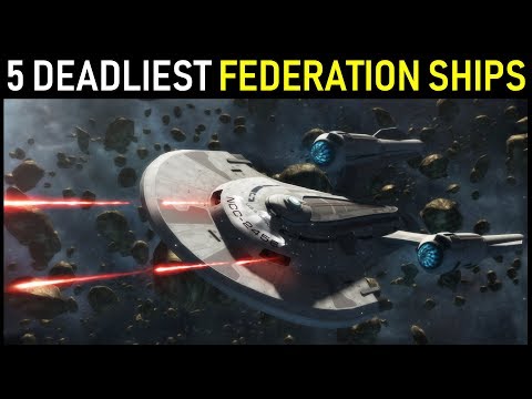 Видео: 5 самых смертоносных звездолетов Федерации | История Star Trek при участии Spacedock