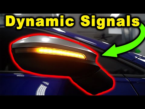 Видео: Как установить динамические сигналы поворота ~ MK8 Golf R и MK8 GTI
