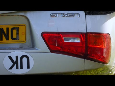 Видео: Английский LEXUS на латвийской земле . Олимпийский центр . Резекнею 11.09.25