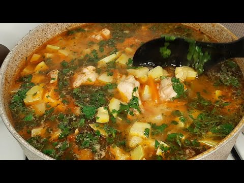 Видео: Суп с Кабачками и Куриными Крылышками 😋