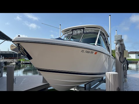 Видео: Pursuit DC 265 продаётся в Марко-Айленде, Флорида