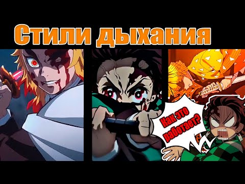 Видео: Как работают дыхания? |Клинок рассекающий демонов|