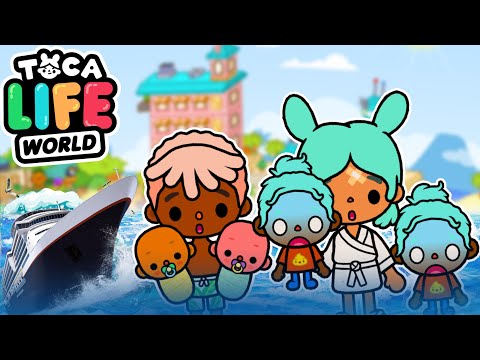 Видео: НАШ ЛАЙНЕР ЗАТОНУЛ! 🛥🌊😱 Toca Boca Life World