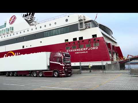 Видео: Паром Fjord Line (Норвегия-Дания)
