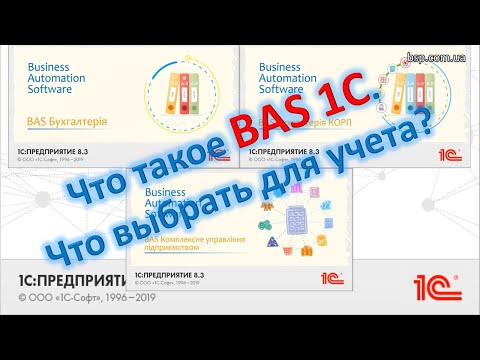 Видео: Что такое BAS 1С. Что выбрать для учета?
