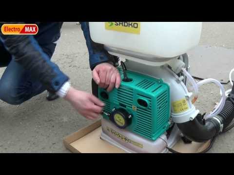 Видео: МОТООПРЫСКИВАТЕЛЬ SADKO GMD-5714 - обзор модели