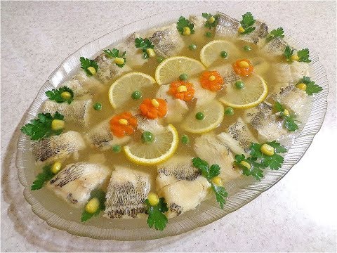 Видео: Заливное из рыбы. Заливная рыба! Просто, вкусно, празднично!