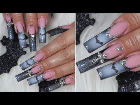 Видео: 🖤🦇ЖУТКИЙ КОШАЧИЙ ГЛАЗ АЭРОГРАФИЯ ЛЕТУЧАЯ МЫШЬ ФРАНЦУЗСКИЙ МАНИКЮР I РУКОВОДСТВО ПО ПОЛИГЕЛЕВОМУ Н...