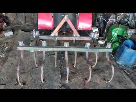 Видео: Гусеничный минитрактор самодельный  культиватор