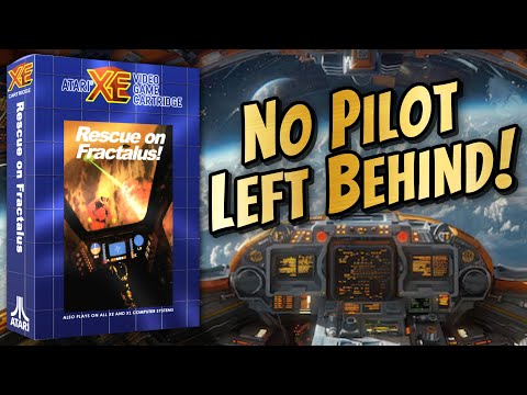 Видео: СПАСЕНИЕ НА ФРАКТАЛУСЕ от Atari 8-bit! — Боевой симулятор космического пространства от Lucasfilm ...