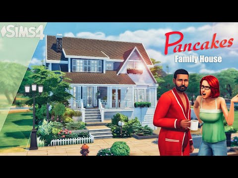 Видео: Дом Семьи Панкейков • Семейный Американский дом | No CC | The SIMS 4 / Симс 4