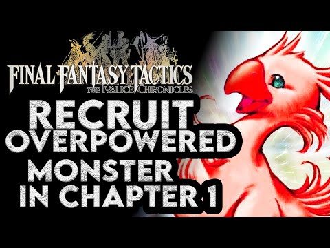 Видео: Final Fantasy Tactics Ivalice Chronicles: получите САМОГО СИЛЬНОГО монстра в главе 1