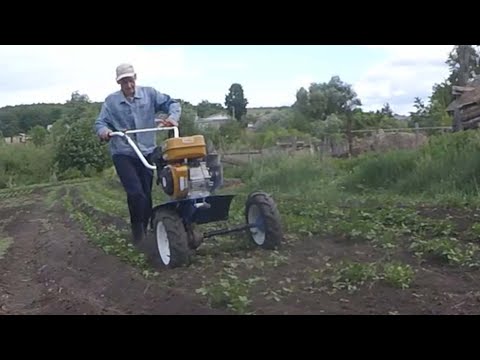 Видео: Суперокучка из 3 удлинителей полуосей. Нева Мб 23 пробороздила всю картошку!