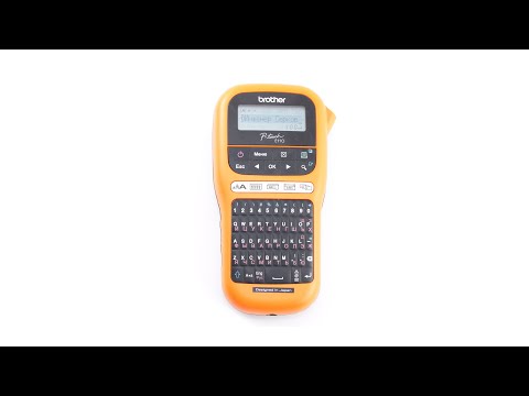 Видео: Обзор Brother PT-E110VP - принтер для печати наклеек.