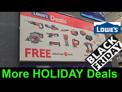 Видео: Больше предложений на Черную пятницу в Lowes