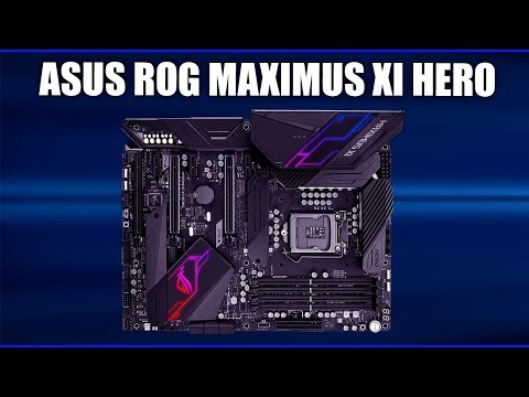 Видео: Материнская плата Asus ROG MAXIMUS XI HERO