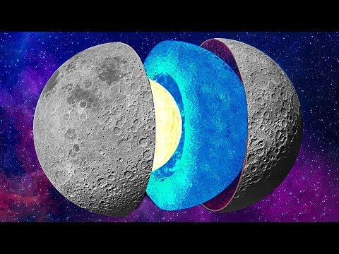 Видео: Что Находится Внутри Луны? Самые Жуткие Теории