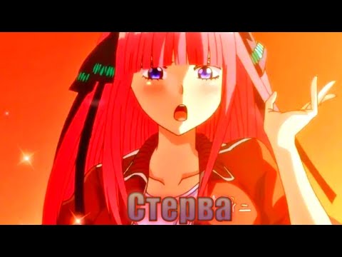 Видео: Аниме клип: Да ты красивая, но не беси меня (Пять невест, Моя жена богиня еды).