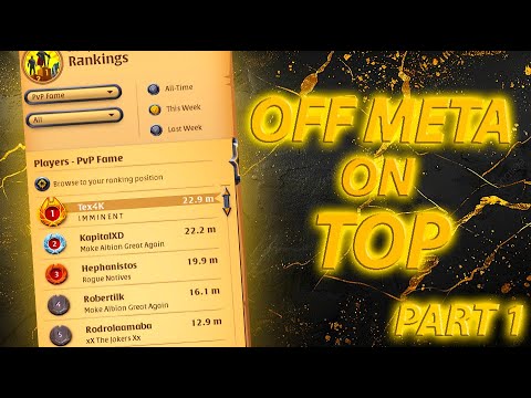 Видео: Офф МЕТА наверху - часть 1 | Albion online офф МЕТА пвп | соло туман