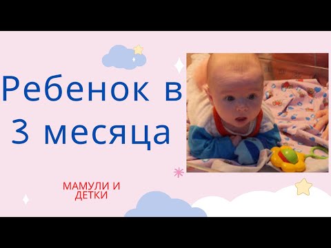 Видео: Ребенок в 3 месяца /  Мамули и детки