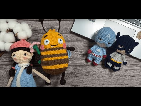 Видео: Участвую в марафоне Весенний Бум амигуруми. Работы за неделю. Покупки пряжи и фурнитуры