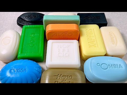 Видео: ASMR soap cutting 💙 Резка мыла АСМР