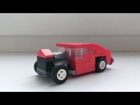 Видео: сборка хот рода из Lego с восьмицилиндровым мотором