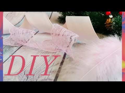 Видео: Они сама НЕЖНОСТЬ! Очень популярные бантики из репсовой ленты и кружева/новинки канзаши/kanzashi/diy