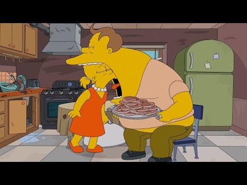 Видео: СИМПСОНЫ -ЖИРНЫЙ СОЖРАЛ ЛИЗУ