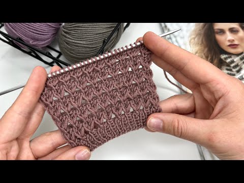 Видео: ТАК ПРОСТО И ТАК КРАСИВО! Свяжи кардиган спицами невероятно простым узором спицами