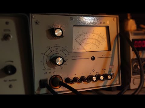 Видео: Обзор вольтметра В7-26 | Как мерять напряжение?