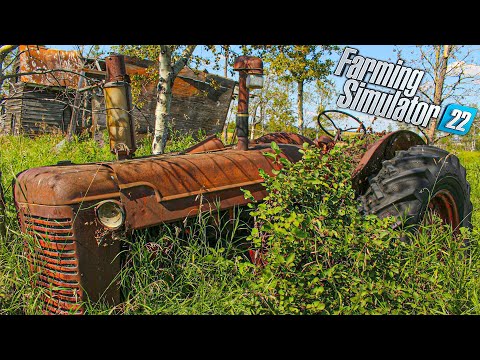 Видео: В поисках заброшенной фермы, полной ржавых тракторов и комбайнов | Farming Simulator 22