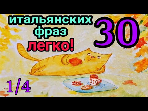 Видео: 1\4 "30 разговорных итальянских фраз