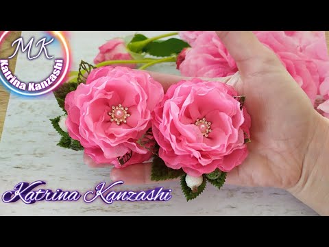 Видео: 🌺Шифон, органза,атлас...из любого материала шикарный результат😍 супер универсальная основа👍DIY🙌