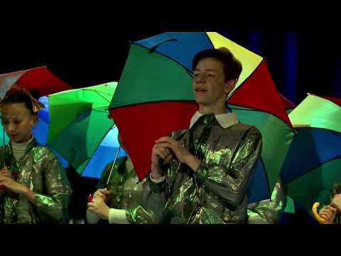 Видео: Театр танцю "Левеня" -  Хореографічна композиція - "Парасольки"