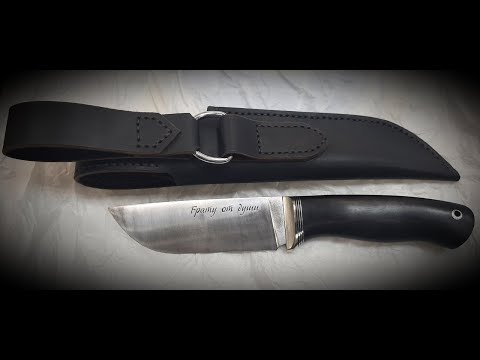Видео: Заточка ножа из стали PGK, видео для начинающих