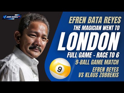 Видео: ⭐ Эфрен Рейес играет в бильярд-матч «9 шаров» в лондонском бильярдном спорт-баре #efrenreyes