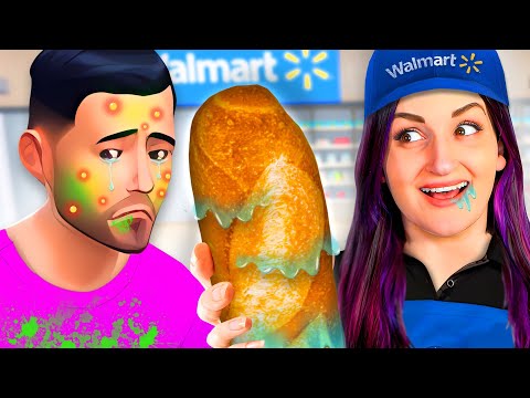 Видео: Я пробовал работать в супермаркете… но подаю покупателям хлеб, приготовленный из моих слюней и слез