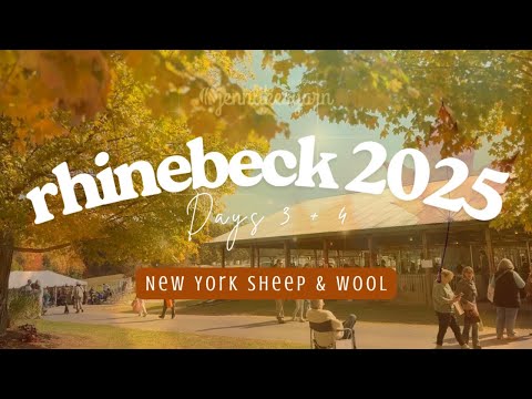 Видео: New York Sheep & Wool 2025 | Финал выходных в Райнбеке + уютная атмосфера воскресенья 🐑🧶